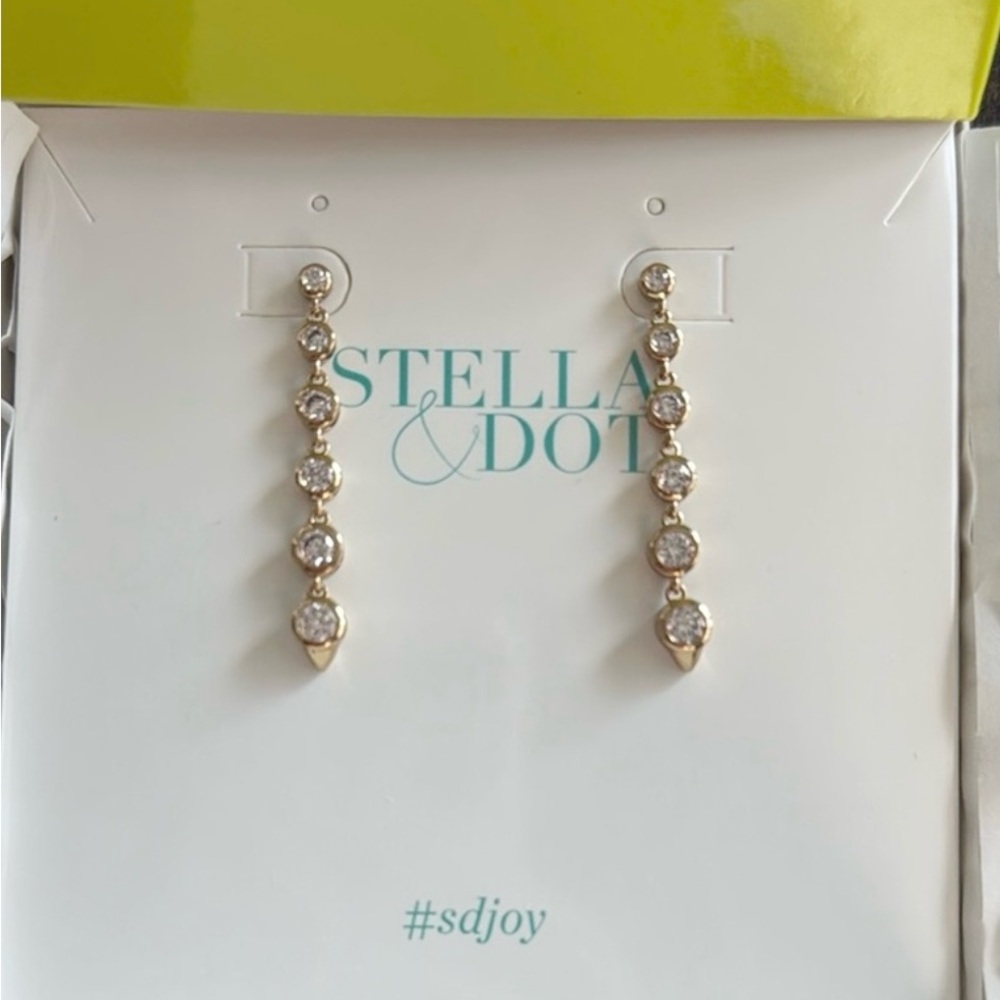 Stella & Dot Renegade Crystal Earrings